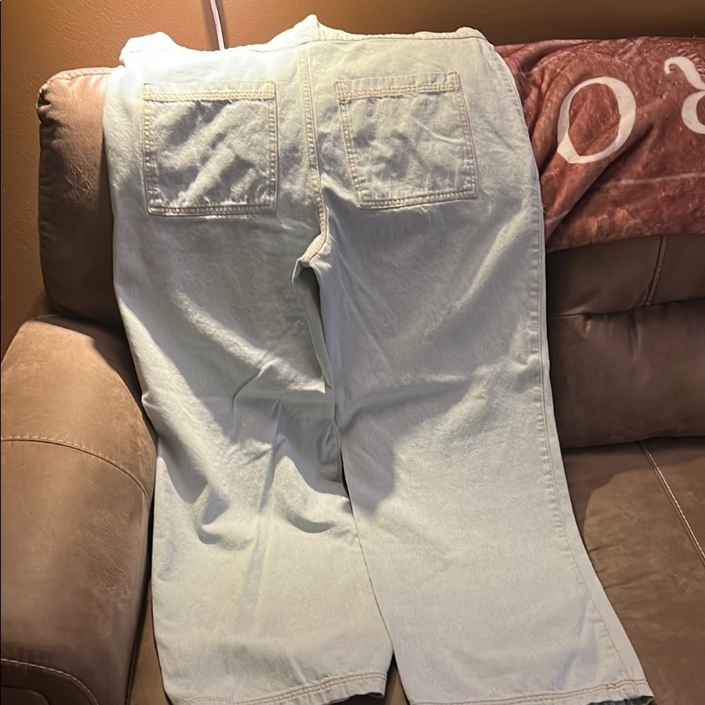 Light Green Drawstring Pants - Picture 2 of 7